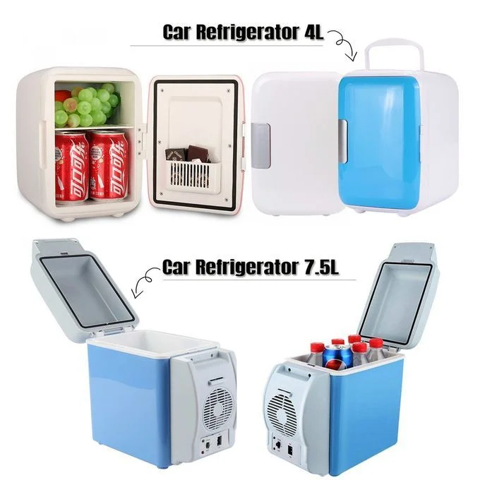 Car freezer / Fridge - 7.5-litres portable Mini Portable Fridge Refrigerator Dual Function Hot & Cold
