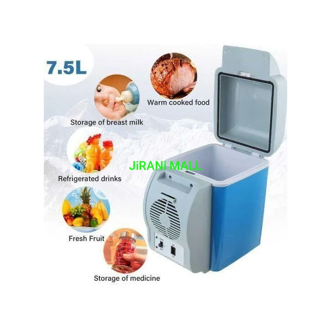 Car freezer / Fridge - 7.5-litres portable Mini Portable Fridge Refrigerator Dual Function Hot & Cold